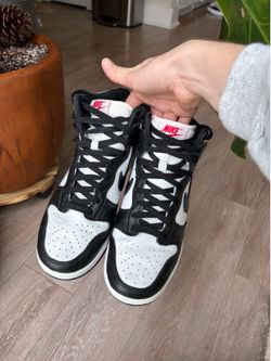 Women’s Nike Dunk High Black White