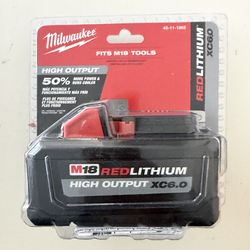 Milwuakee  m18 6.0 battery