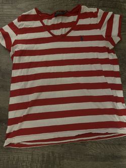 Women Polo Ralph Lauren Short Sleeve Shirt Size Large