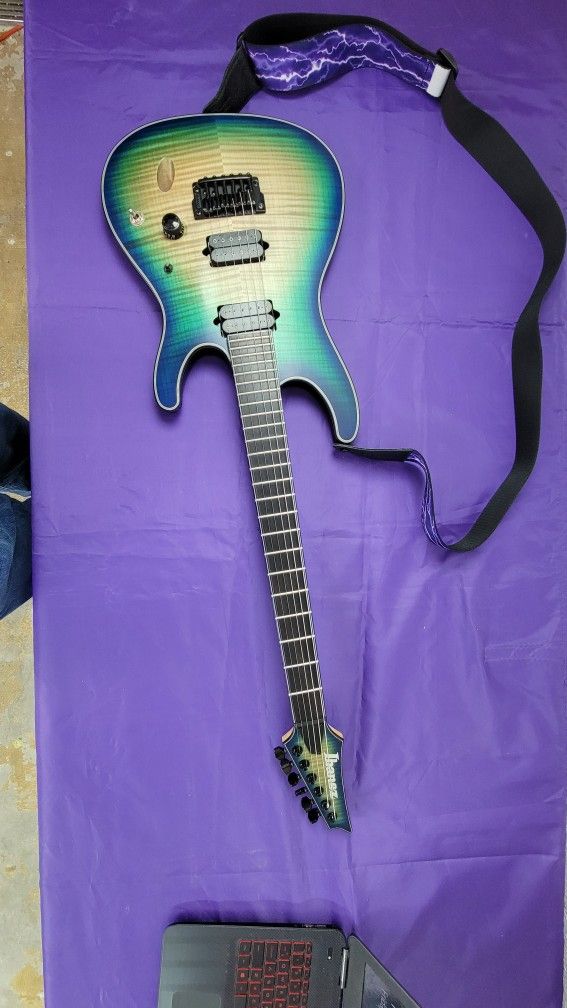 Ibanez Six6fdfm Blue Space S Series Iron Label Electric Guitar