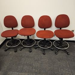 4 Used Office Chairs