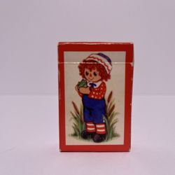 Raggedy Andy Miniature Playing Cards