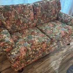 Vintage Lazy Boy Couch Matching Love Seat