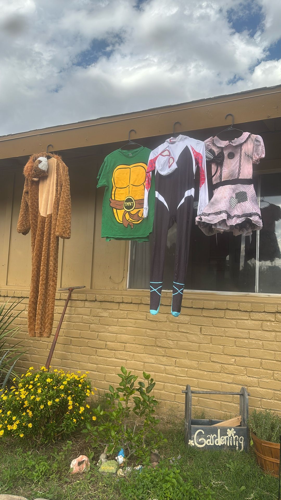 Children’s Halloween costumes, silicone, dab containers, and fish tanks aquarium