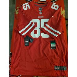 49ers George Kittle Jersey XL Red NEW