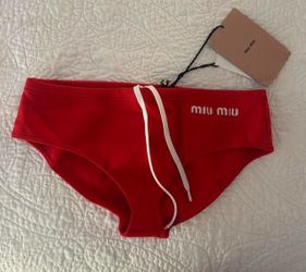 MiuMiu Swim Trunks, red