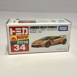 Tomica No.34 Lamborghini Huracan Performante Toy Car Sealed