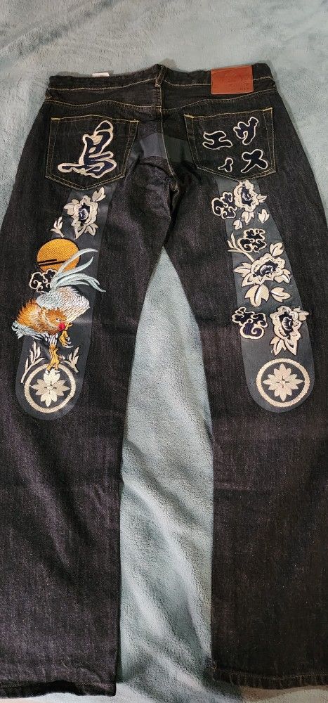 Evisu Jeans Japanese Denim 36x30