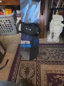 2014 Burton Clash 155cm with vrocker bindings