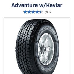 275/55 R20 AT Wrangler Tire (single) 
