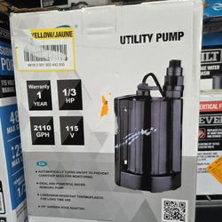 LEO
1/3 HP Auto Submersible Utility Pump