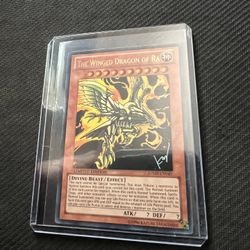 Yugioh Cards Shonen Jump Magazine Winged Dragon Of Ra Promo