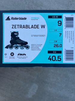 Zetrablade Women’s Size 9 Rollerblades