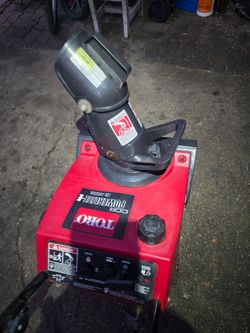 Toro snowblower.electric start
