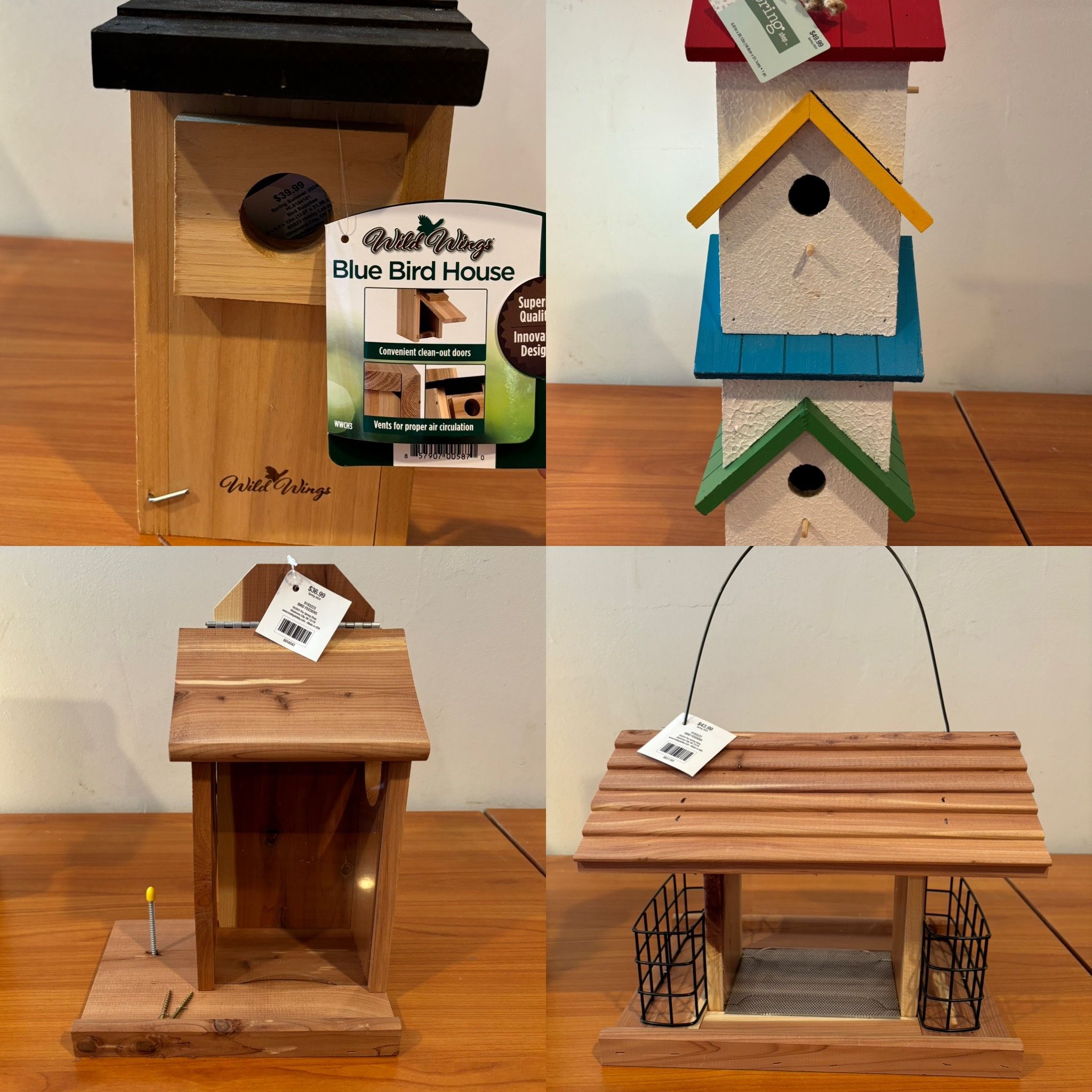 Bird Feeders And Bird House, Indoor/outdoor
