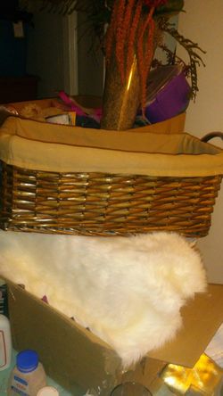 Awesome Oblong Wicker Basket