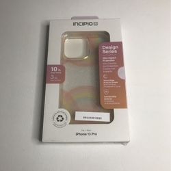 Incipio Design Series Hard Shell Case for iPhone 13 6.1" small camera Rainbow