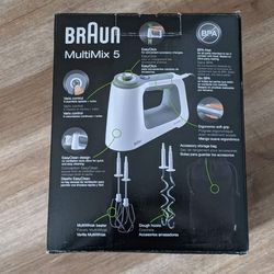 Braun MultiMix 5 Hand Mixer - Like New (Used 3 Times, All Accessories Included)