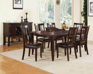 7 Piece Dining Set - Espresso Color
