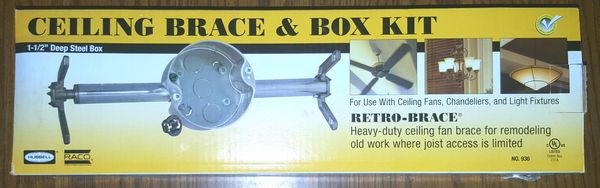 Ceiling Fan Electrical Brace Box For Sale In Dallas Nc Offerup