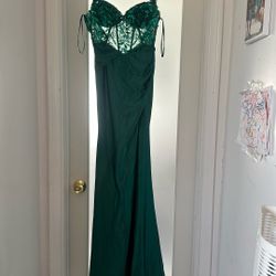 Green Quinceañera After Party Dress 