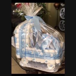 Carriolas Echas De Pampers Para Baby Shower 