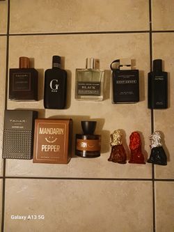 Men's cologne 9 bottles