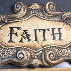 Faith Plaque