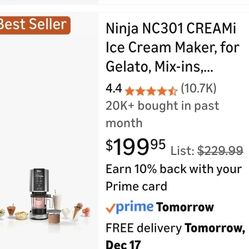 Ninja Creami With Lots Of Accessories 