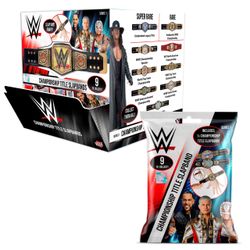 NEW Set of 3 WWE Championship Title Slap Bands - Blind Bags