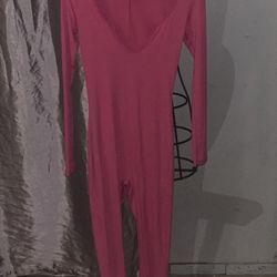 NEW NEVER WORN Hot Pink Jumpsuit 