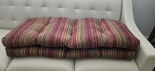 Striped Bench Cushions