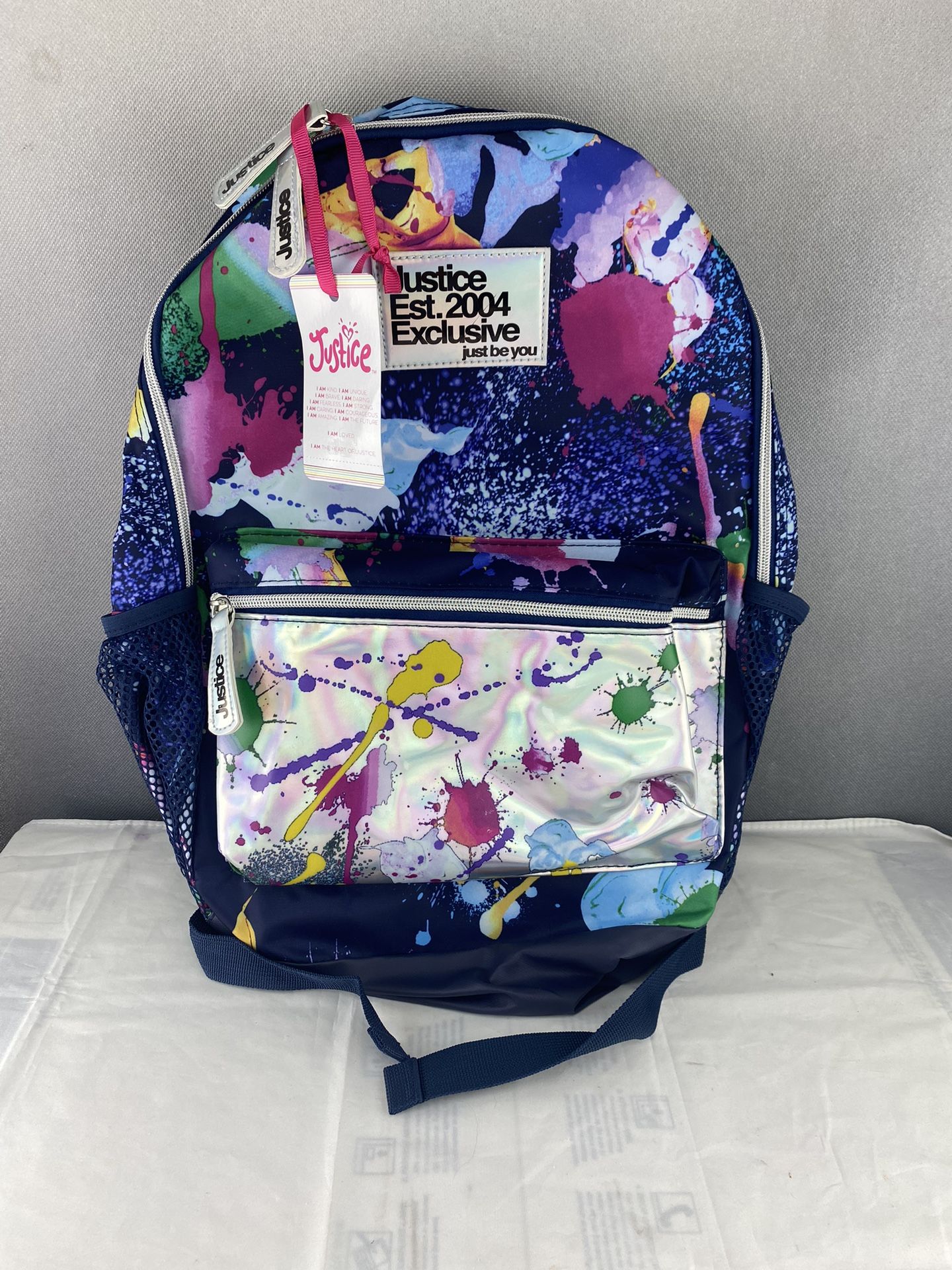 justice girls backpack