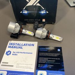 CROWNONVA 9006 LED Headlight Bulbs - 6500K Cool White, Low Beam/Fog Light Conversion Kit, Waterproof IP68, Plug-and-Play, 120W 20000LM Super Bright Au