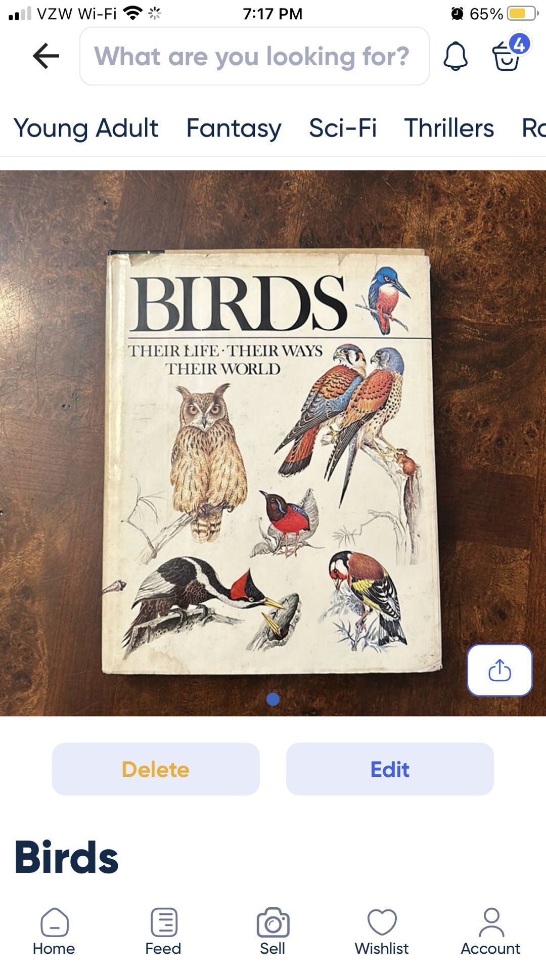 Vintage Book :Birds