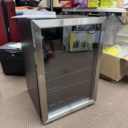 Danby 2.6 cu. ft. Free-Standing Beverage Center in Stainless Steel DBC026A1BSSDB