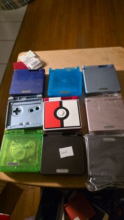 8 per gba sp shells, pokeball 12
