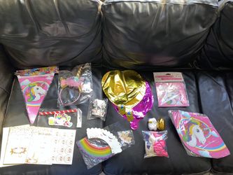 Unicorn Party Set Accessories