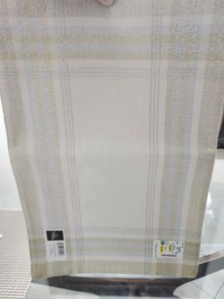 5- New Plaid Woven Place Mats &  8 -Napkin set