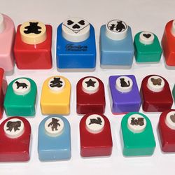 18 - Assorted Character Paper Punchers 