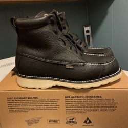 Red Wings Waterproof Work Boots Soft Toe  Size 6.5 Size 8.5 And Size  9.5 And 12 Available New In Box 