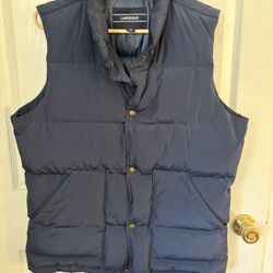 Lands End Men's Puffer Vest