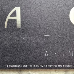 Robert Hoppe “A Chorus Line”  Limited Issue Lithograph Print 24 By 36 