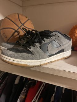 Vintage Grey Black Gum Nike Sb Dunks