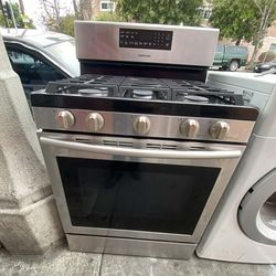 SAMSUNG 5-BURNERS STOVE STAINLESS STEEL ON SALE ✅$400✅ FREE DELIVERY AND INSTALLATION