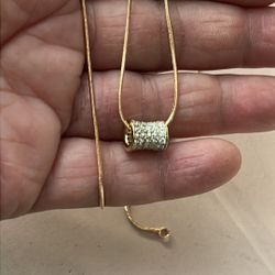 14k gold plated necklace