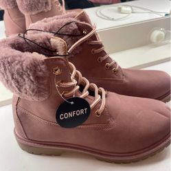 Pink Boots