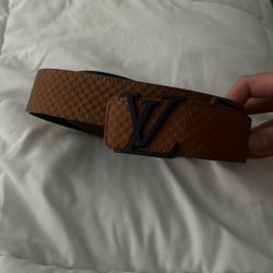 Brown Louis Vuitton Belt  (will Negotiate Price)