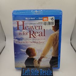Heaven Is for Real ( Blu-ray , DVD , 2-Discs ) - Brand New Factory Sealed -