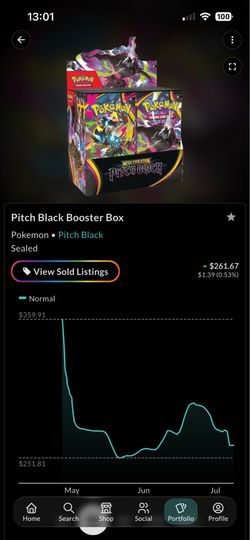 Pokemon Pitch Black Booster Box